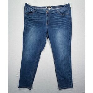 Cato Est 1946 Denim Jeans Womens 22W Good Blue Curvy Stretch Tapered Leg